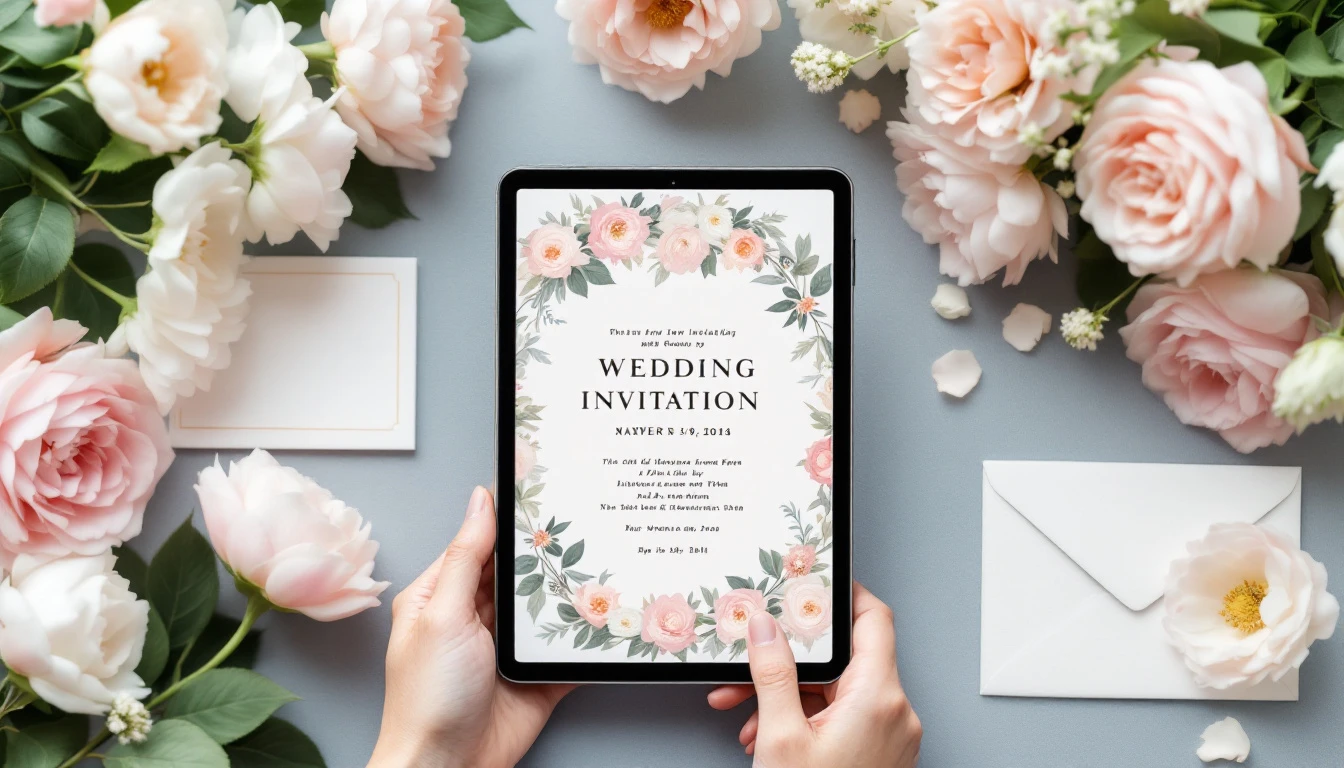 Qué poner en una invitación de boda digital: ejemplos y plantillas