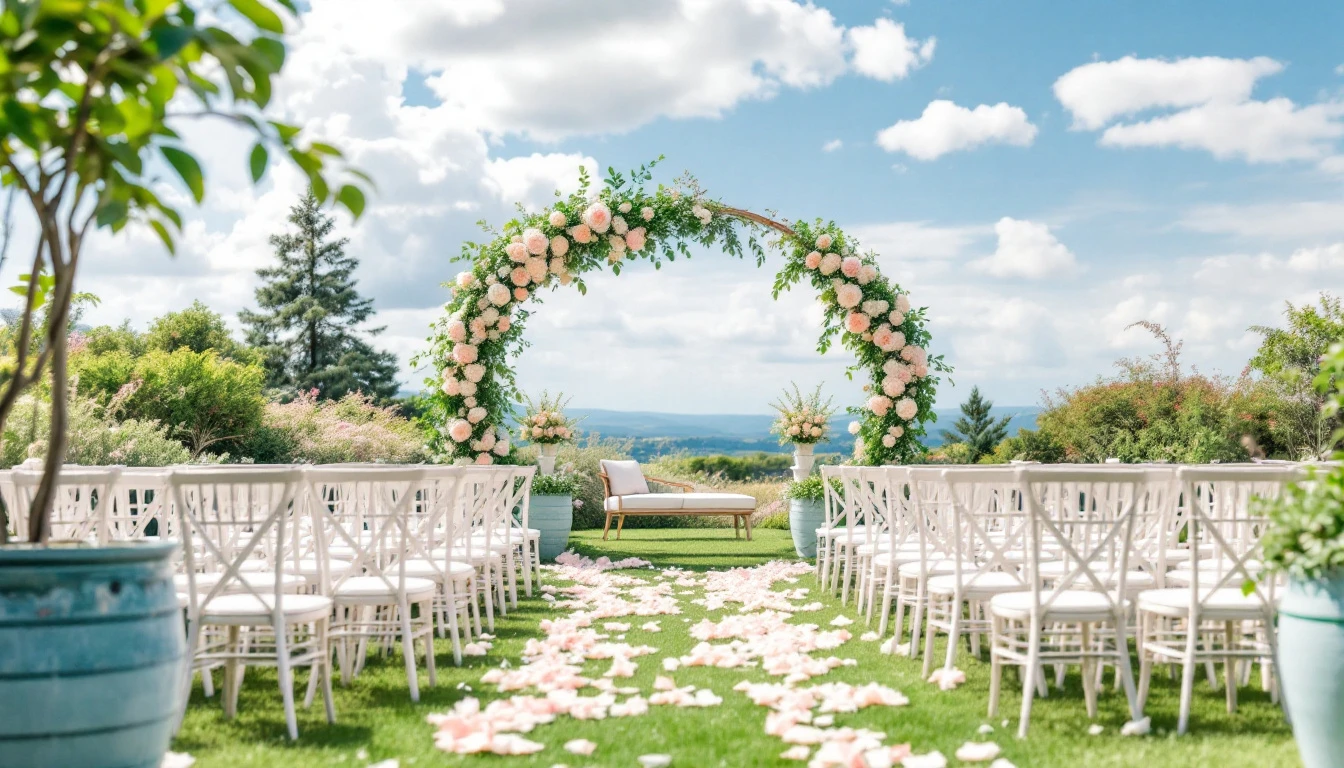 Decoración de bodas al aire libre en verano: ideas low cost