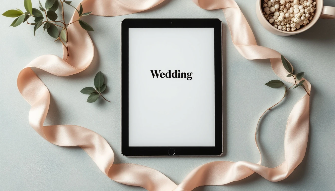 Invitaciones de boda ecológicas sin papel: alternativas digitales