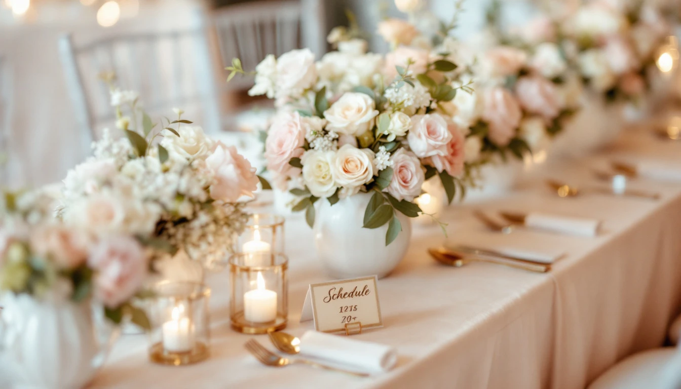 Timeline boda día del evento hora a hora: guía completa